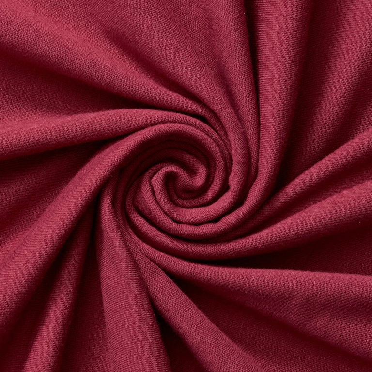 Red Stretch Cotton Fabric