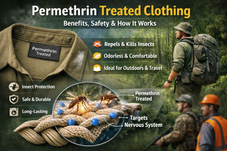 permethrin treated clothing